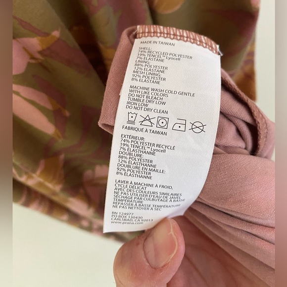 Prana Ayla Spaghetti Strap Racerback Midi Dress with Built in Bra - Picture 6 of 6